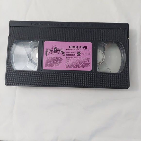 Lot of 3 Fox Saban Mighty Morphing Power Rangers VHS Video Tape High Five Space - Picture 5 of 5